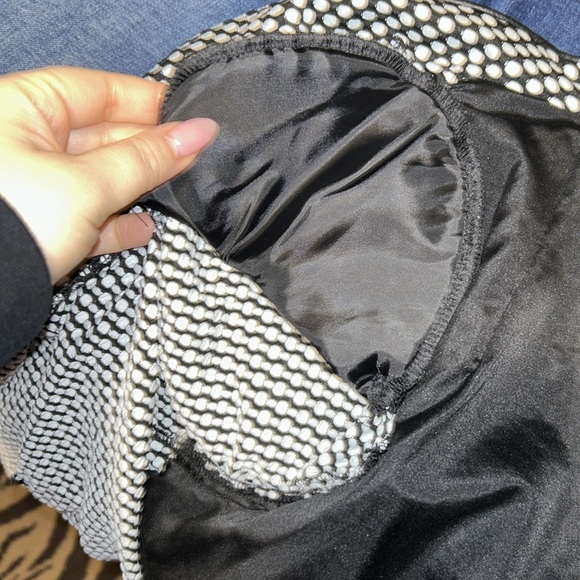 Notations Polka Dot Draped Blazer - Medium - Picture 5 of 6